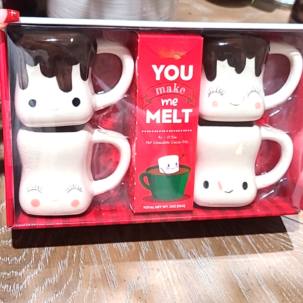Marshmallow mini mug set